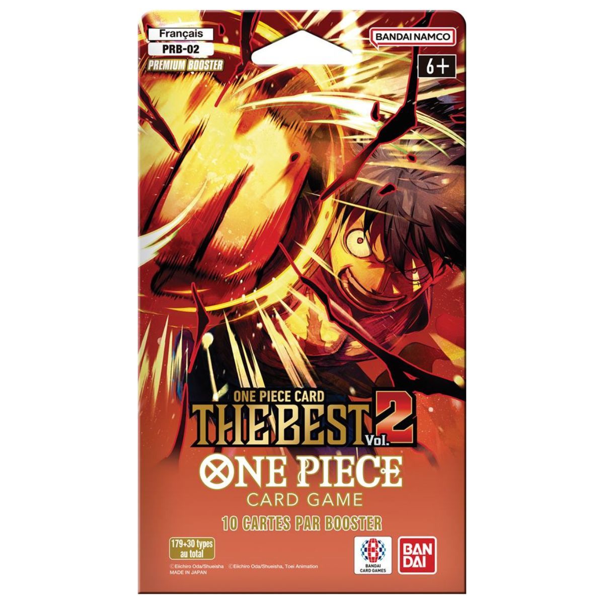 Item One Piece CG - PRB02 - The Best Vol. 2 - Box of 20 Premium Boosters in blisters - FR