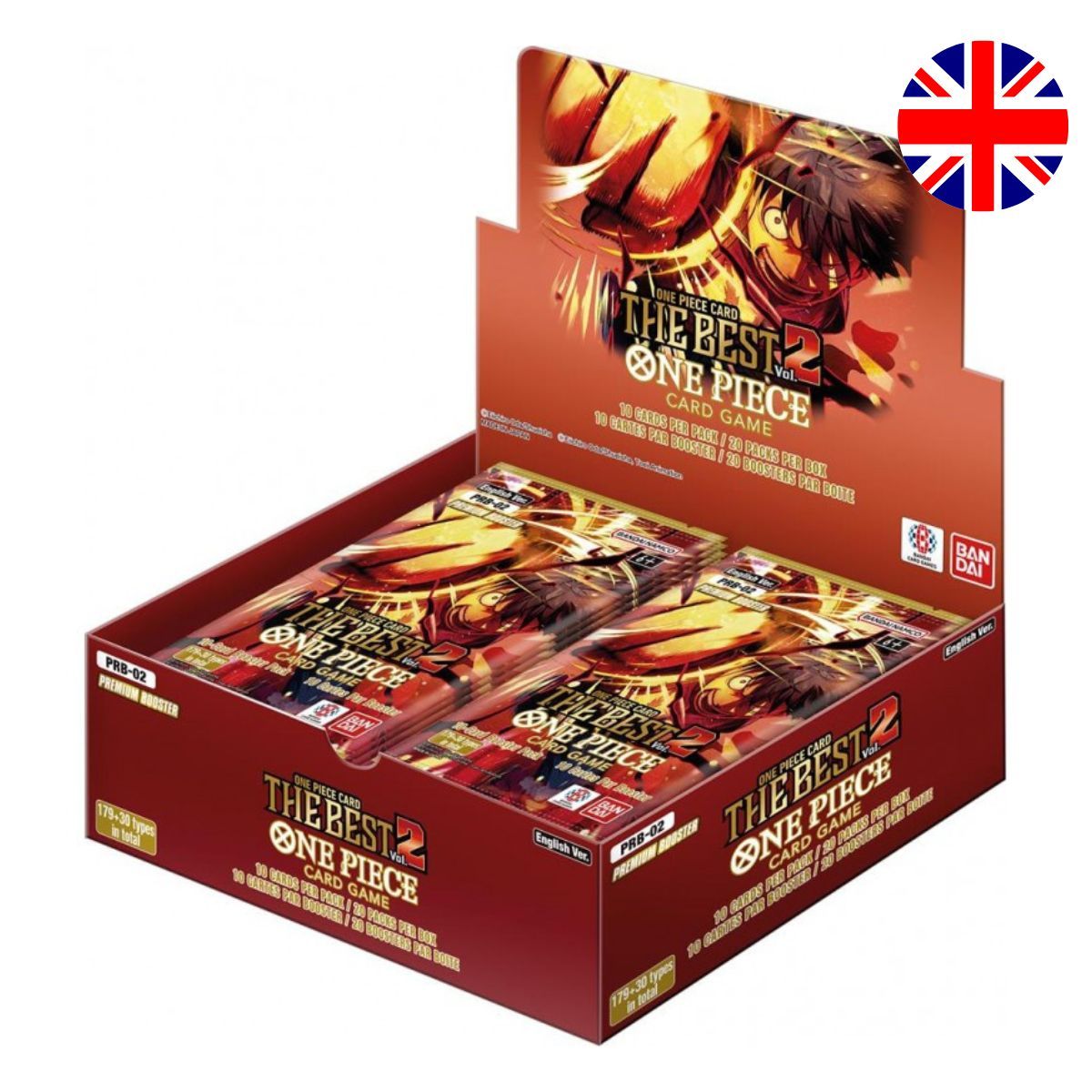 One Piece CG - PRB02 - The Best - Box of 20 Premium Boosters - EN