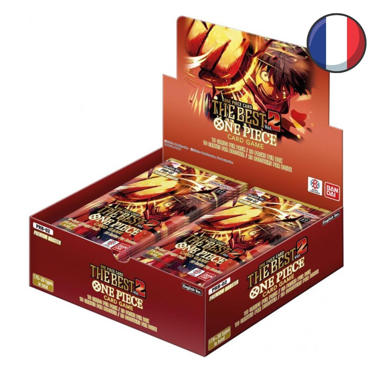 Item One Piece CG - PRB02 - The Best Vol.2 - Display of 20 Premium Boosters - FR