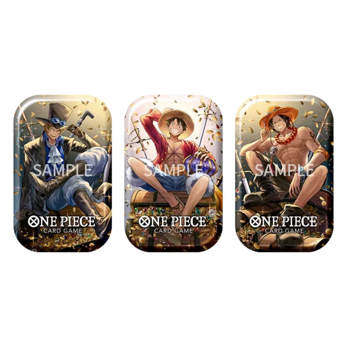 One Piece CG - TS02 - Lot of 3 Tin Pack Set Vol.2 - FR