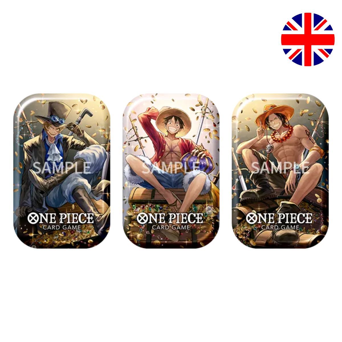 Item One Piece CG - TS02 - Lot of 3 Tin Pack Set Vol.2 - FR