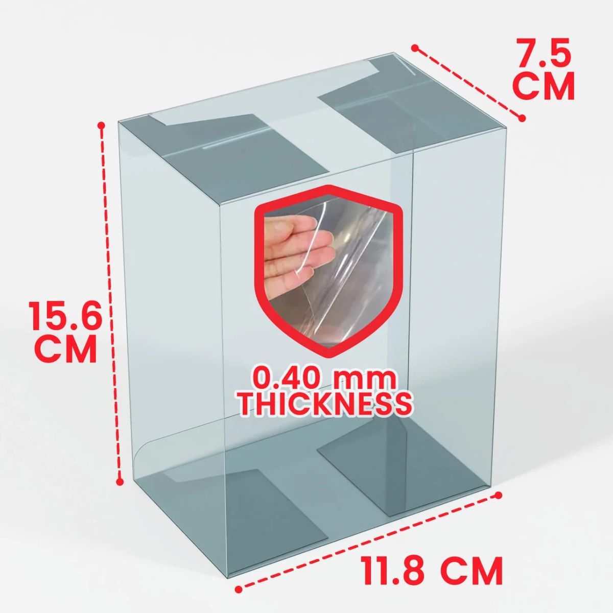 Pack of 5 - PET protectors for Pokémon Pokebox Tins - Evoretro