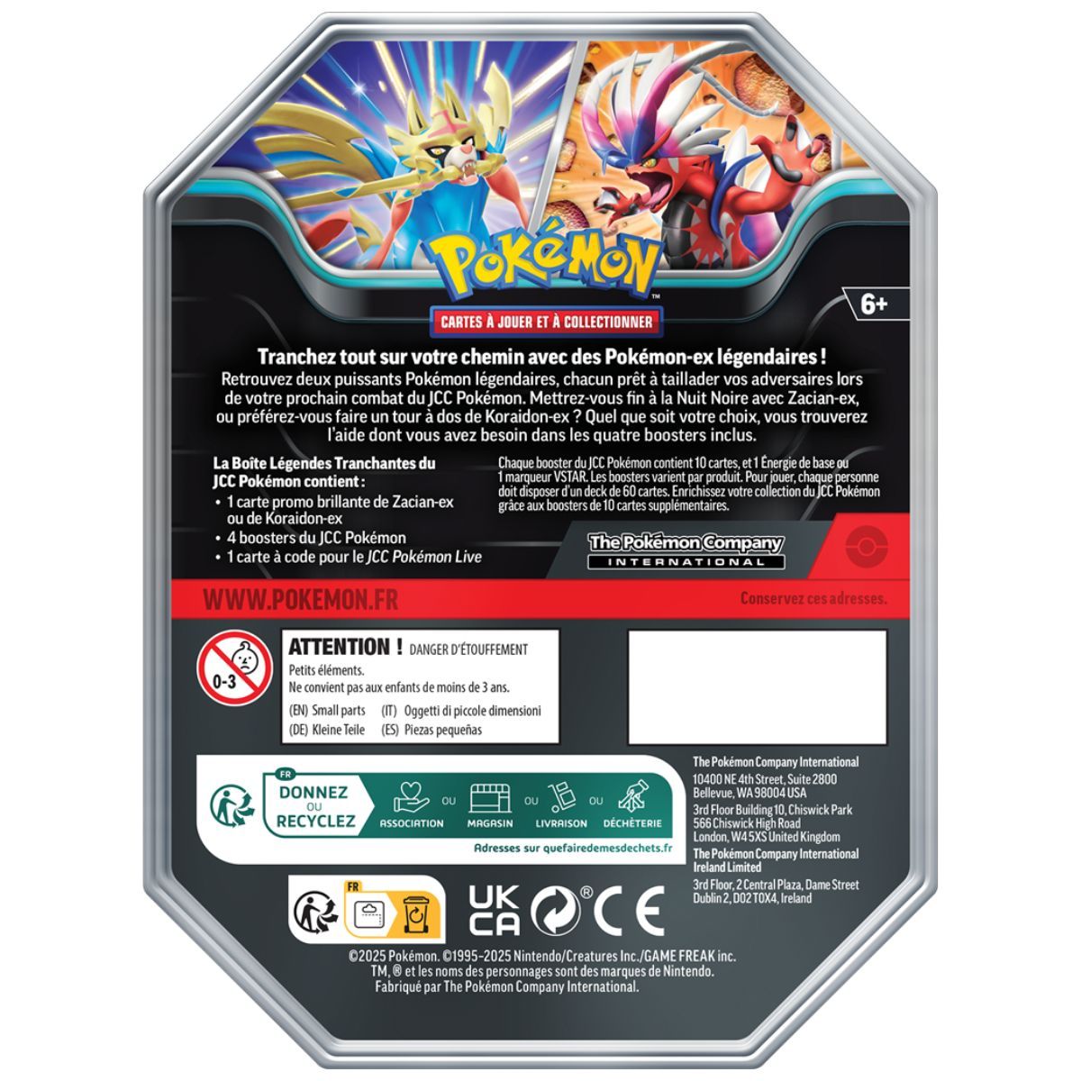 Pokebox - Set of 2 - Sharp Legends Q2 25 - FR - Pokémon