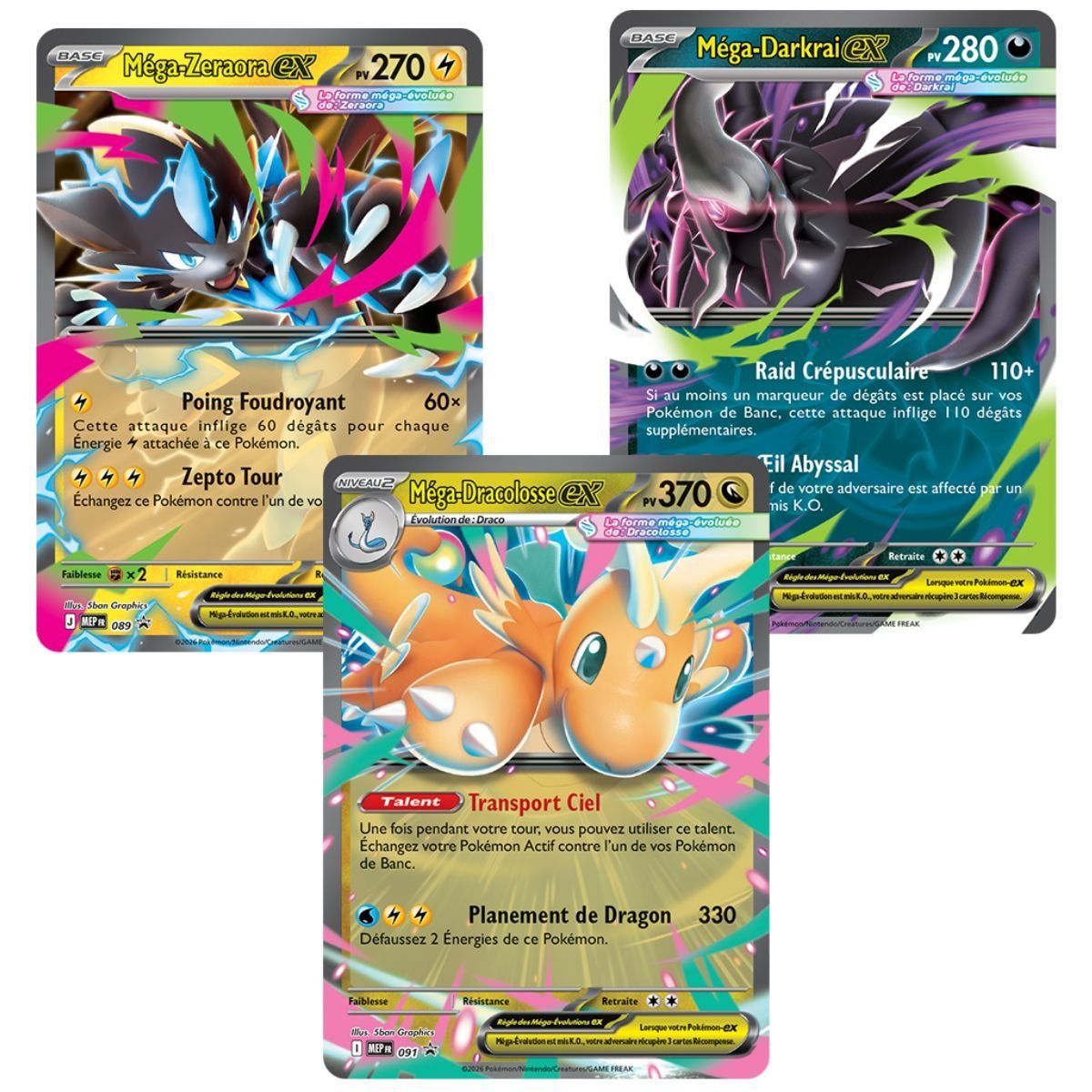 Pokébox - Pack of 3 - Mega Powers Q3 26 - FR - Pokémon