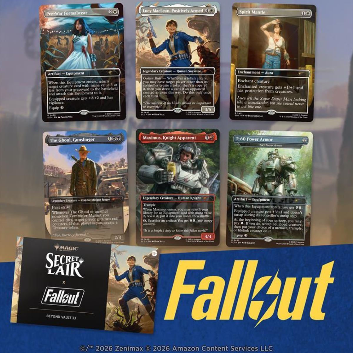 Secret Lair x Fallout Vault 33 - EN - Boxed set - Magic the Gathering
