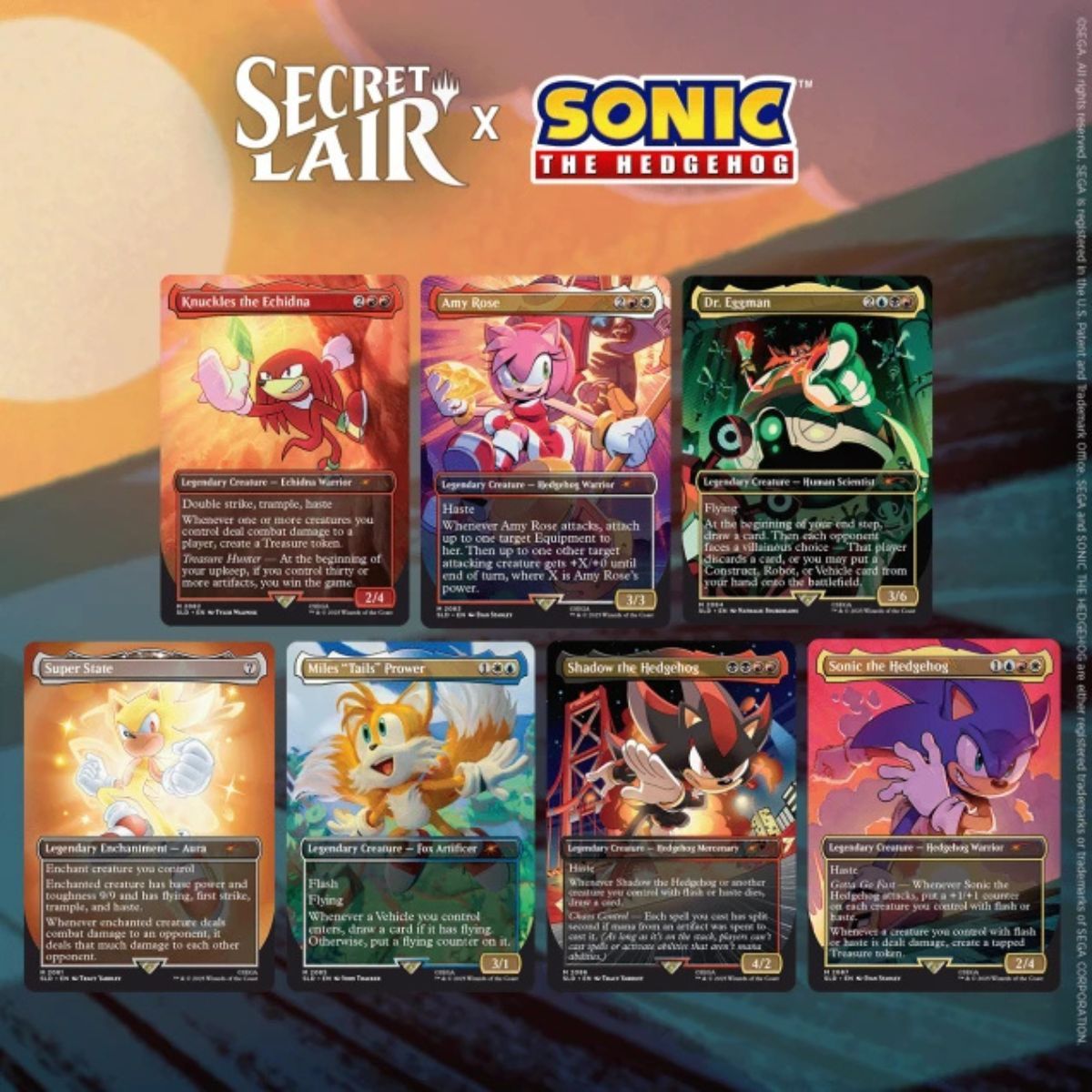 Secret Lair x Sonic: Friends & Foes - EN - Box set - Magic the Gathering