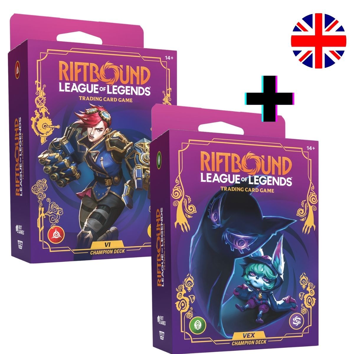 Item Set 3 Unleashed - Vi & Vex - Lot of 2 Champions Deck - EN - Riftbound: LoL TCG