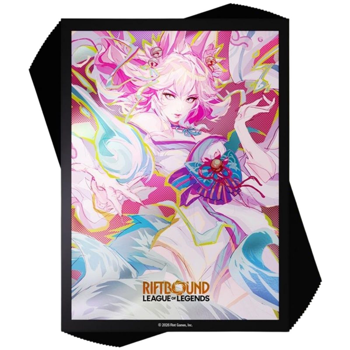 Item Sleeves - Set 2 Spiritforged - Spirit Blossom Ahri - Riftbound: LoL TCG