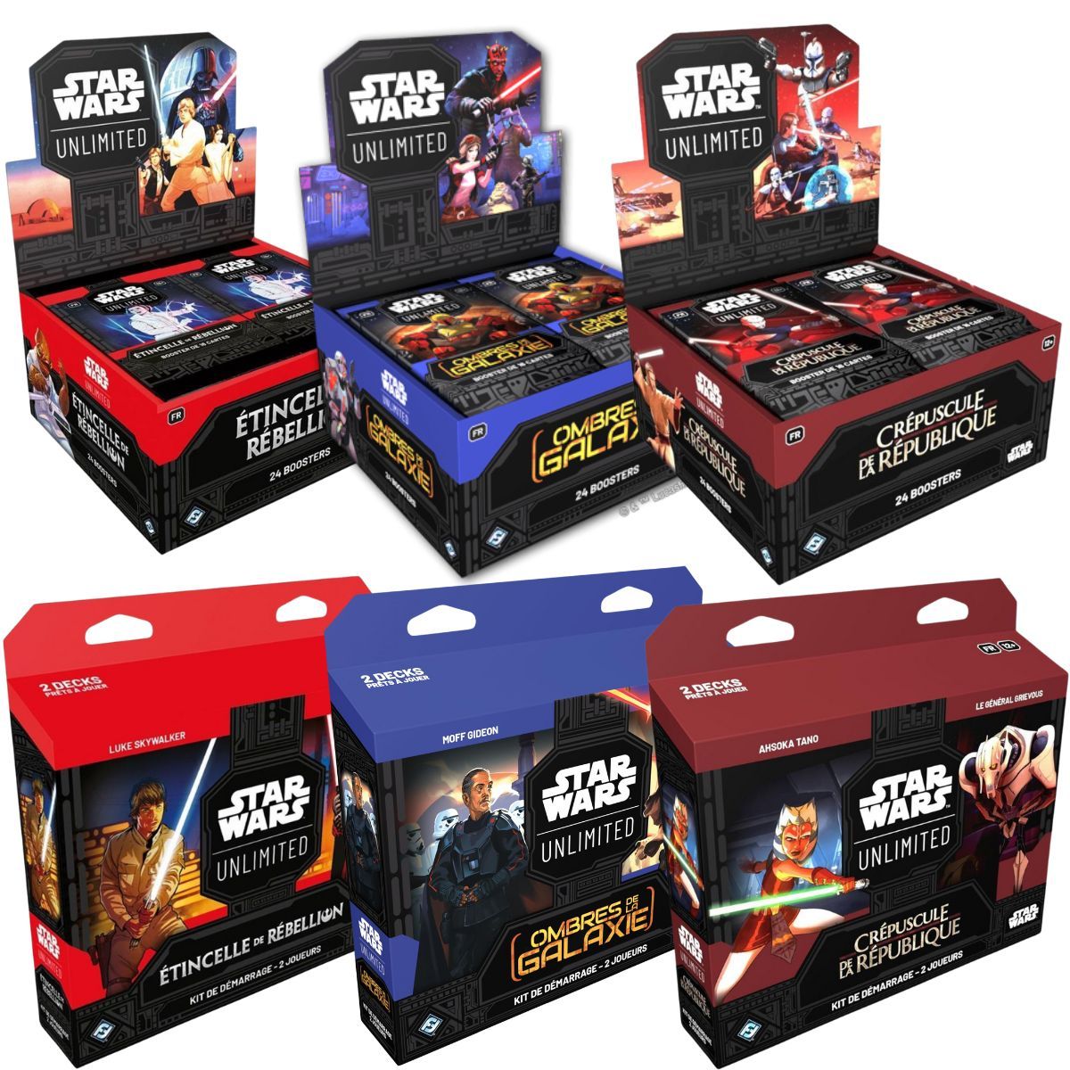 Item Star Wars Unlimited - Complete Pack - [SWU1] [SWU2] [SWU3] - FR