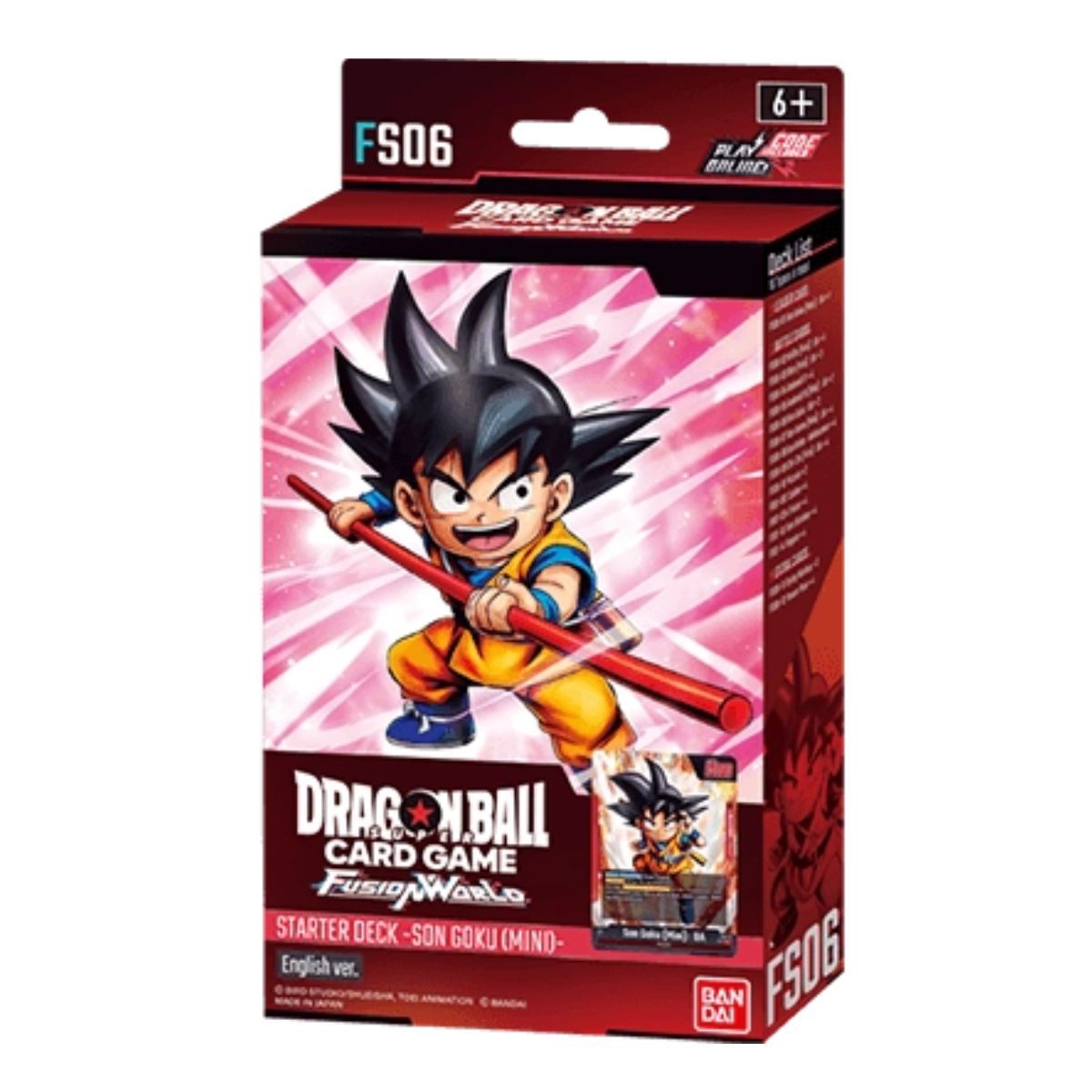 Starter Deck - SON GOKU (MINI) - FS06 - EN - Dragon Ball CG Fusion World