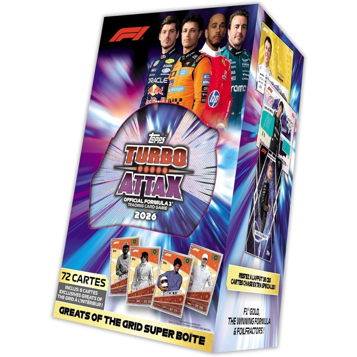 Item Super Tin F1 Turbo Attax 2026/27 - Topps - 73 cards - EN