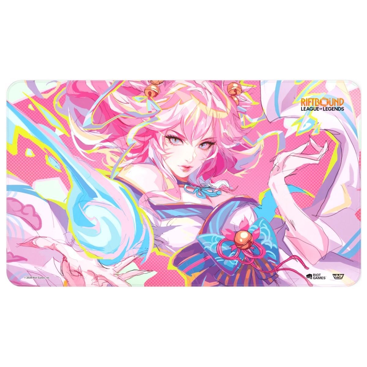 Item Playmat - Set 2 Spiritforged - Spirit Blossom Ahri - Playmat - Riftbound: LoL TCG