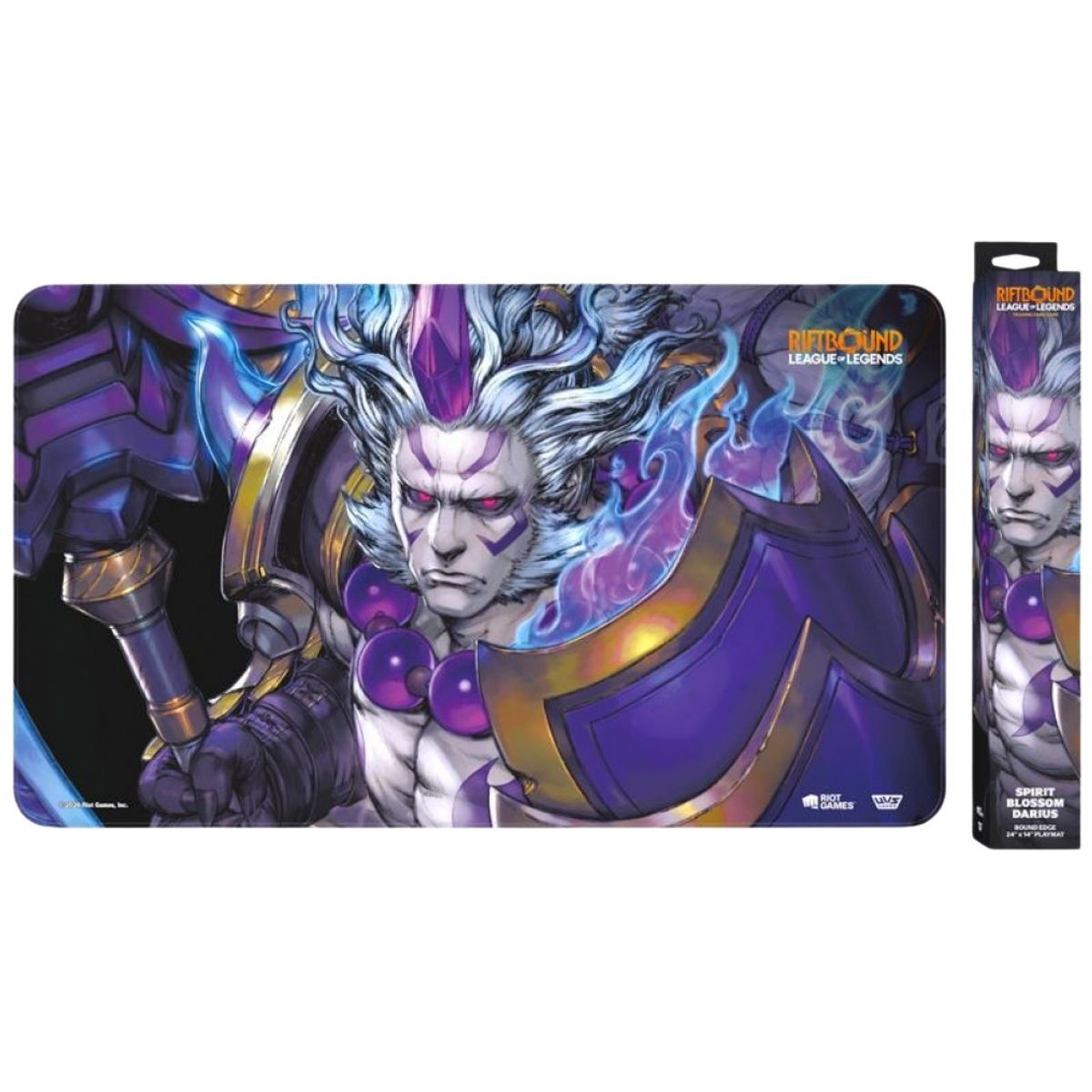 Playmat - Set 2 Spiritforged - Spirit Blossom Darius - Playmat - Riftbound: LoL TCG
