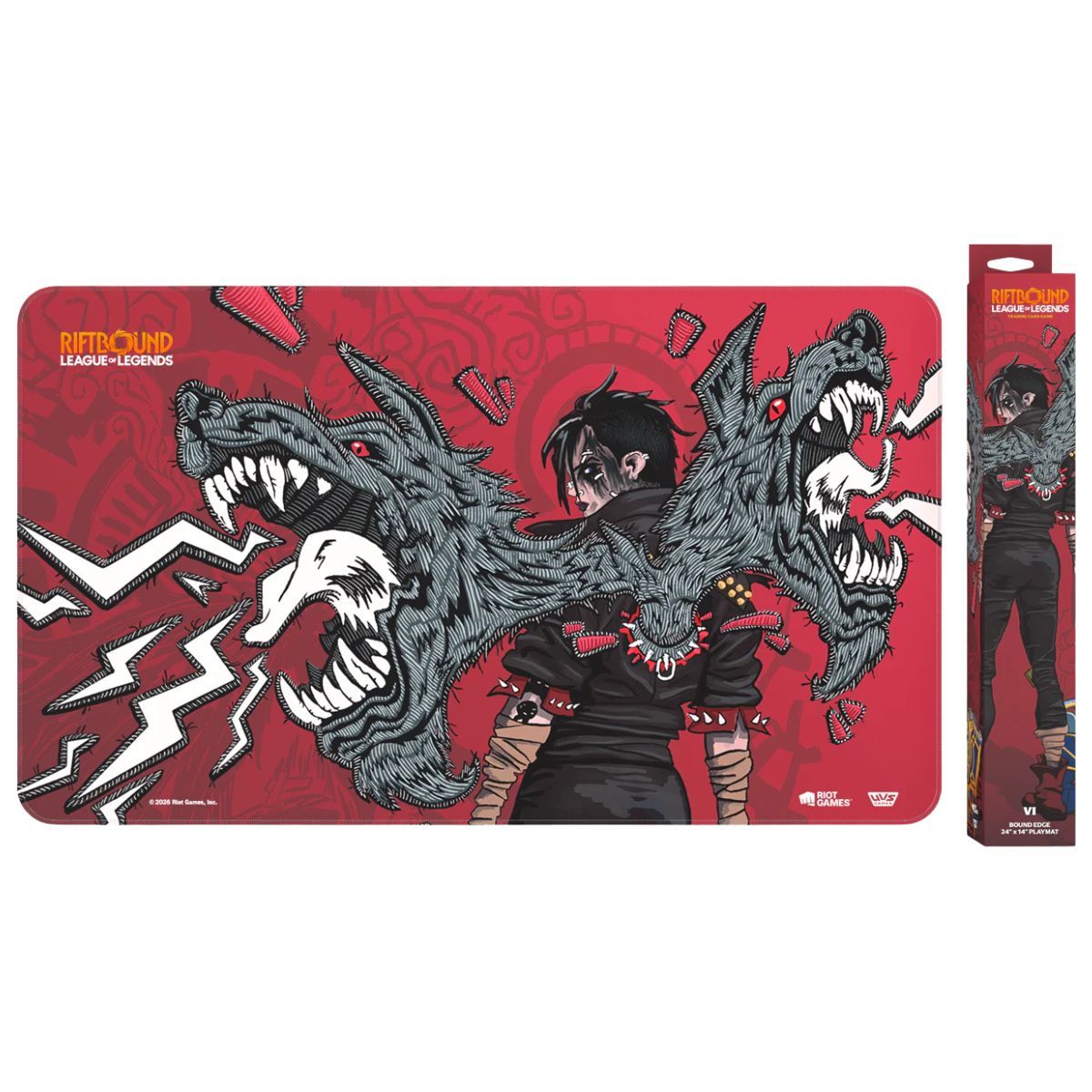 Playmat - Set 3 Unleashed - Vi, Piltover Enforcer - Playmat - Riftbound: LoL TCG