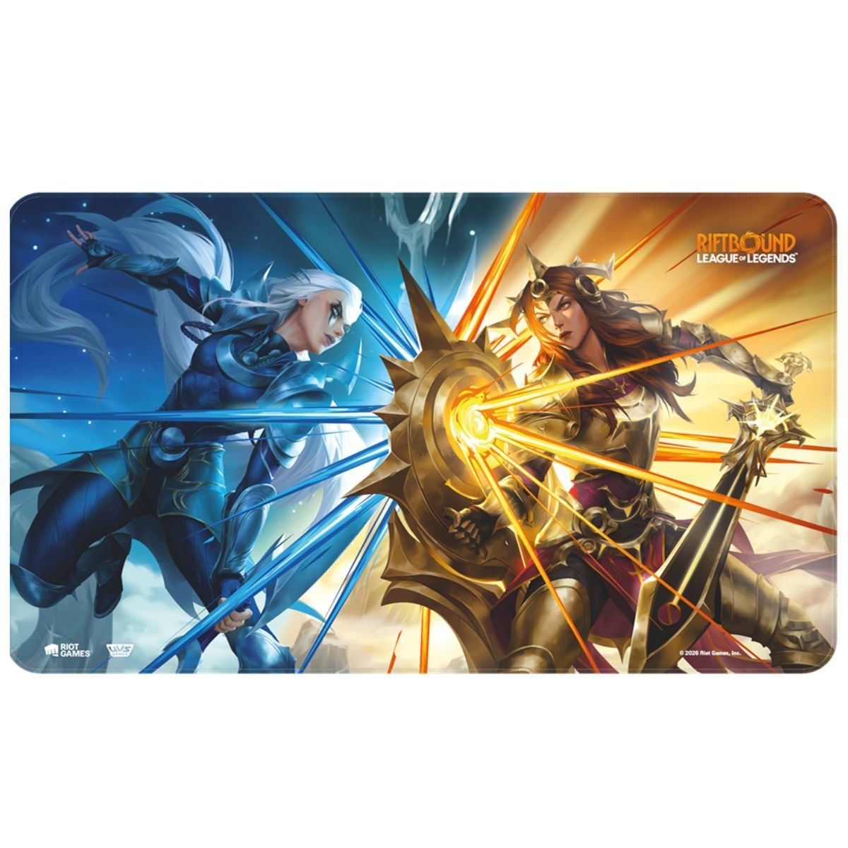 Playmat - Set 4 Vendetta - Diana vs Leona - Playmat - Riftbound: LoL TCG