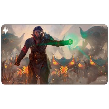 Playmat - MTG The Fratricidal War Mishra, Eminent One Standard Gaming Playmat