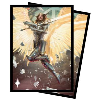 MTG March of Machines Archangel Elspeth Standard Deck Protector Sleeves (100ct)