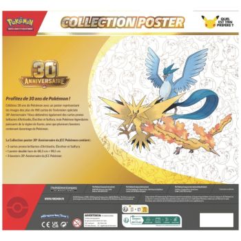 30th Anniversary - Poster Collection - Pokémon - FR