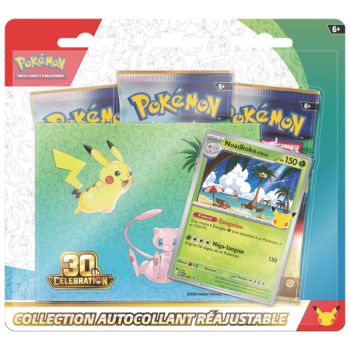 30th Anniversary - Pack of 2 Sticker Collection Tripacks - Pokémon - FR