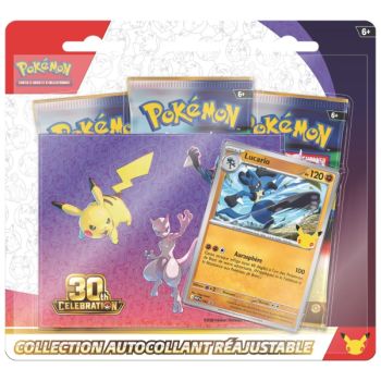 30th Anniversary - Pack of 2 Sticker Collection Tripacks - Pokémon - FR