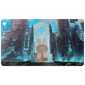 photo Playmat - MTG Ravnica Remastered Azorius Senate Hallowed Fountain Standard Gaming Playmat