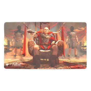 photo Playmat - MTG Fallout Caesar, Legion’s Emperor Standard Gaming Playmat