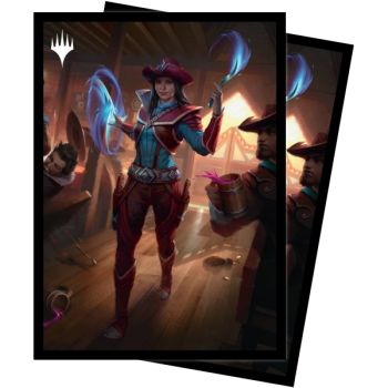 photo MTG Outlaws of Thundercross Stella Lee, Wild Card Deck Protector Sleeves (100ct)