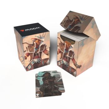 photo Deck Box 100+ MTG Outlaws of Thundercross Key Art 5