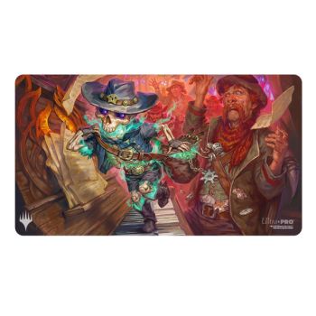 photo Playmat - MTG Outlaws of Thundercross Tinybones, the Pickpocket Key Art Standard Gaming Playmat