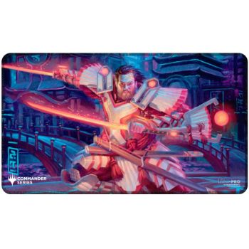 Playmat - MTG Commander Series #5 - Three Color Wedge - Isshin Stitched Playmat