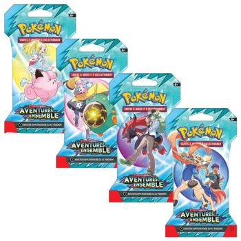 Artset [EV09] - Adventures Together Booster Blister Pack - Scarlet and Purple Pokémon - FR [SV9]