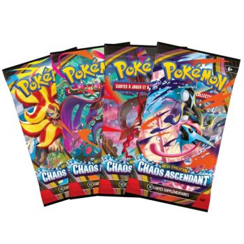 Artset [ME04] - Chaos Rising Boosters - Pokémon - FR - The 4 Illustrations ME04 - [ME4]