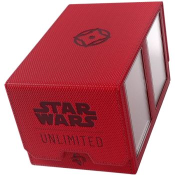 photo Deck Box - Gamegenic - Star Wars Unlimited - Double Deck Pod Red