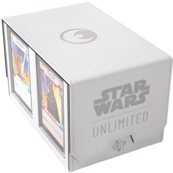 Deck Box - Gamegenic - Star Wars Unlimited - Double Deck Pod White/Black