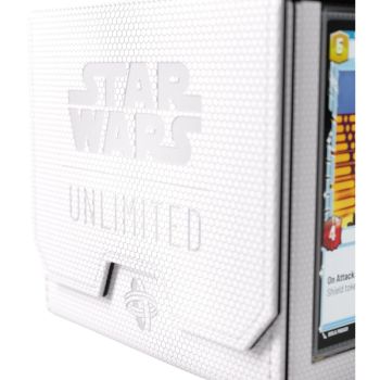 Deck Box - Gamegenic - Star Wars Unlimited - Double Deck Pod White/Black