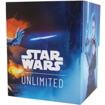 Deck Box - Gamegenic - Star Wars Unlimited - Soft Crate: Rey/Kylo Ren