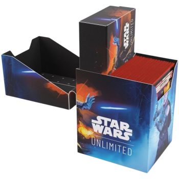 Deck Box - Gamegenic - Star Wars Unlimited - Soft Crate: Rey/Kylo Ren