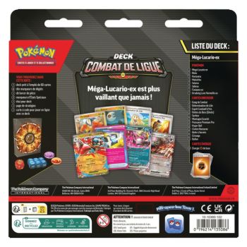 League Battle Deck - Mega Lucario Ex - May 2026 - Pokémon - FR