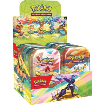 photo Display of 10 Mini-Tins - Pokébox Q4 Magnificent Paldéa - FR - Pokémon