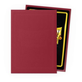 Dragon Shield - 100 Card Sleeves - Sleeves - Standard Matte - Blood Red