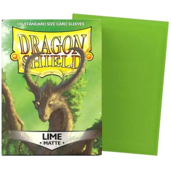 Dragon Shield - 100 Card Sleeves - Standard Matte - Lime