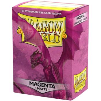 Dragon Shield - 100 Card Sleeves - Standard Matte - Magenta