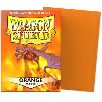 Dragon Shield - 100 Card Sleeves - Standard Matte - Orange