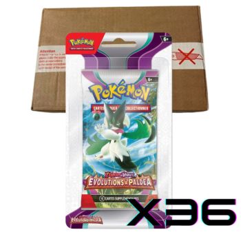 Item Evolution in Paldea - Box of 36 Booster Blisters - FR - [SV2][EV02] - Pokémon