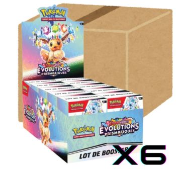 Item Prismatic Evolutions - Master Case of 6 Displays of 10 Bundles - Pokémon - FR - [SV8.5][EV8.5]