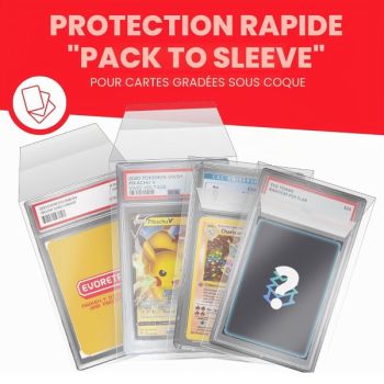 Evoretro - 100 Protective Sleeves - PSA Graded Cards