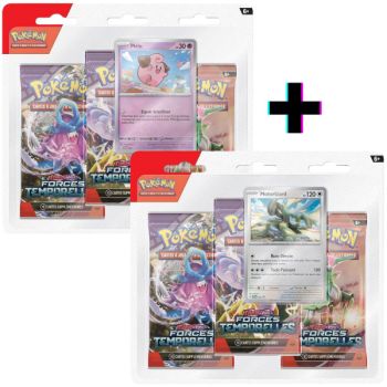 Temporal Forces - Set of 2 Tripacks Melo and Motorizard - FR - [SV5][EV05] - Pokémon