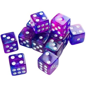 Gamegenic - Galaxy Series -Nebula- Set of 12 Dice of 6 - 16mm