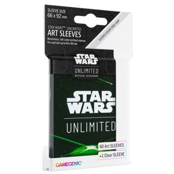 Gamegenic - Card Protectors - Sleeves - Star Wars Unlimited - Card Back Green