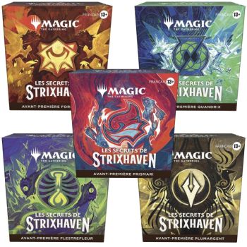 The Secrets of Strixhaven - FR - Pack of 5 Prerelease Kits - Magic the Gathering - SOS